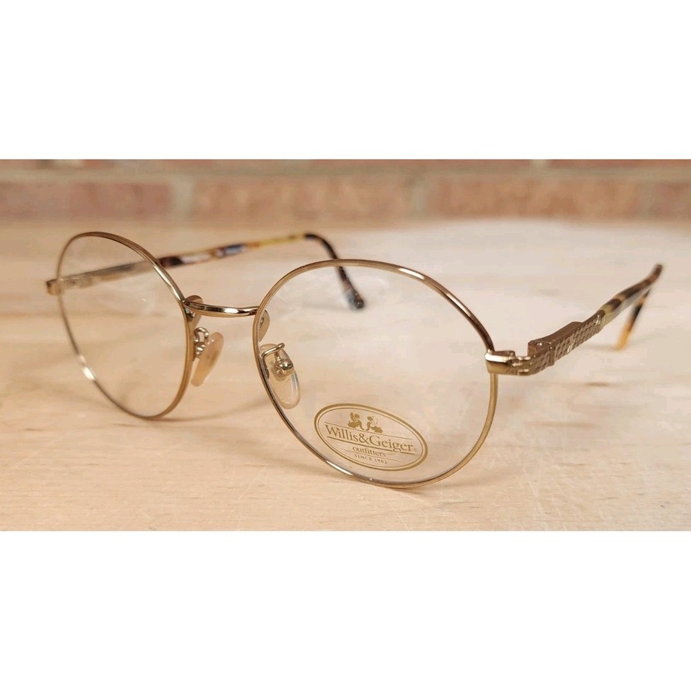 WILLIS & GEIGER Outfitter 2 AY Made In‎ Italy sz 50/19 Eyeglasses Frames NOS